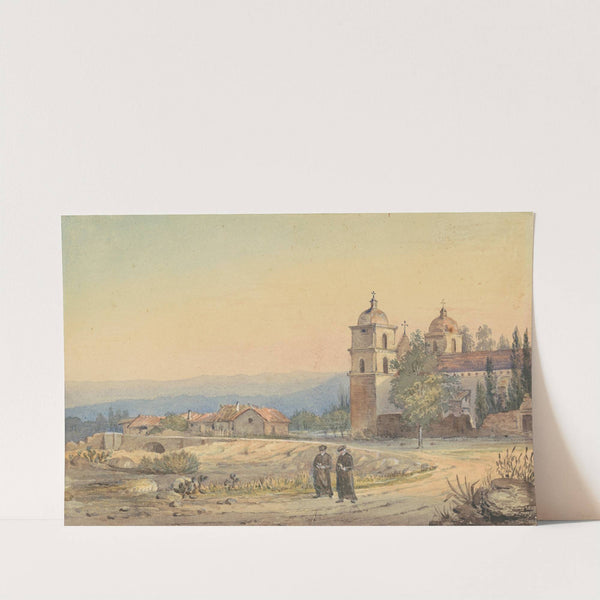 Church of Santa Barbara by British 19th Century