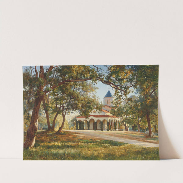 Church Of The Intercession Of Our Lady, Oreanda, Crimea by Iosif Evstafevich Krachkovsky