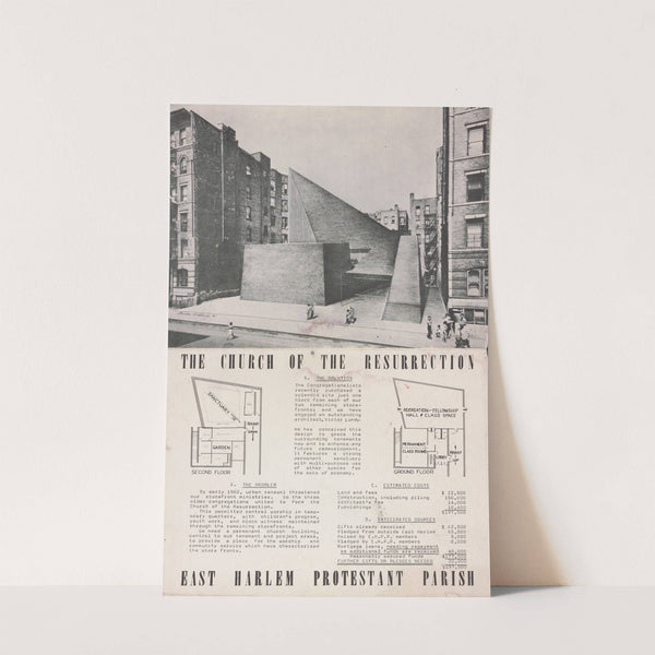 Church of the Resurrection, East Harlem, New York (1961) by Victor Alfred Lundy