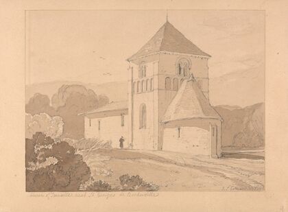 Church of Yainville, near Saint Georges de Bocherville, Normandy (1818)