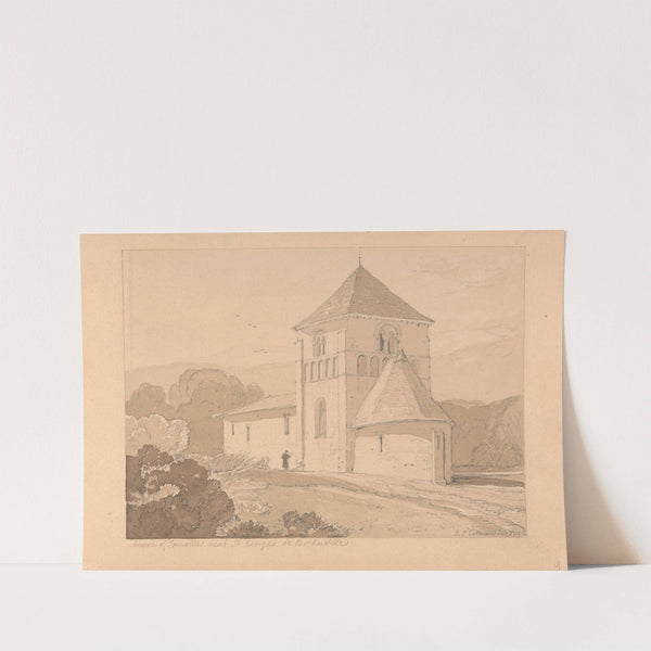Church of Yainville, near Saint Georges de Bocherville, Normandy (1818) by John Sell Cotman