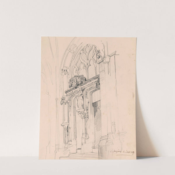 Church Portal in Charleville-Mézières by Nicaise De Keyser