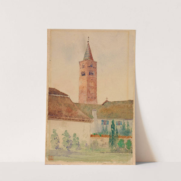 Church Tower, Italy by Cass Gilbert