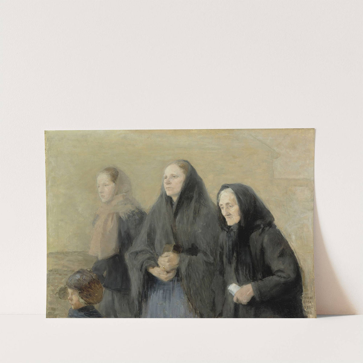 Churchgoers (Easter Morning), 1895 - 1900 by Helene Schjerfbeck