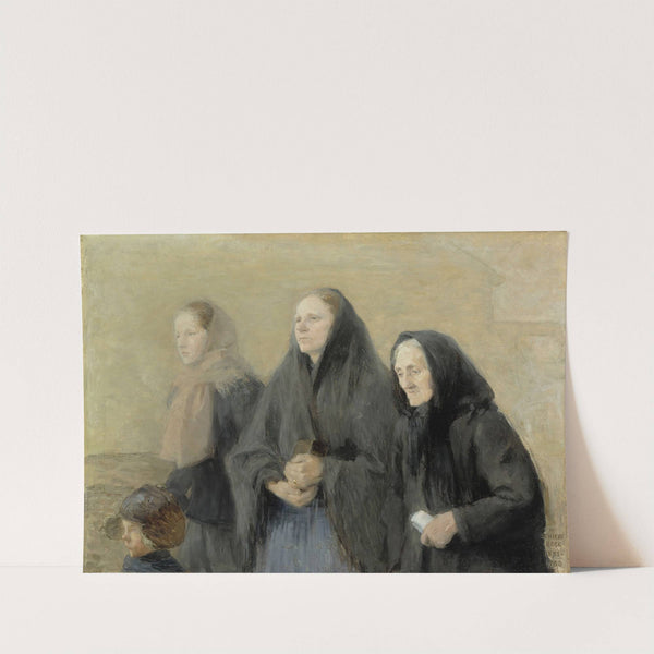 Churchgoers (Easter Morning), 1895 - 1900 by Helene Schjerfbeck