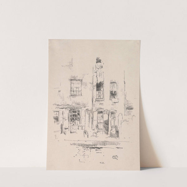 Churchyard (1887) by James Abbott McNeill Whistler