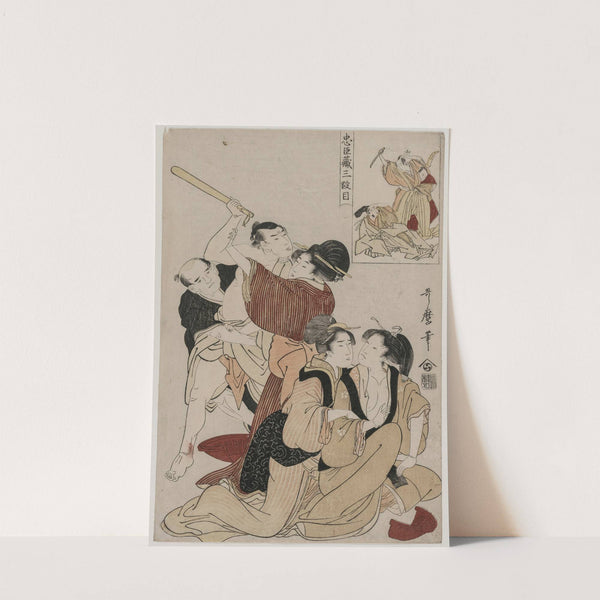 Chushingura: Act III of The Storehouse of Loyalty (late 1790s) by Kitagawa Utamaro