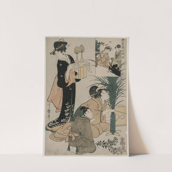 Chushingura: Act IV of The Storehouse of Loyalty (late 1790s) by Kitagawa Utamaro