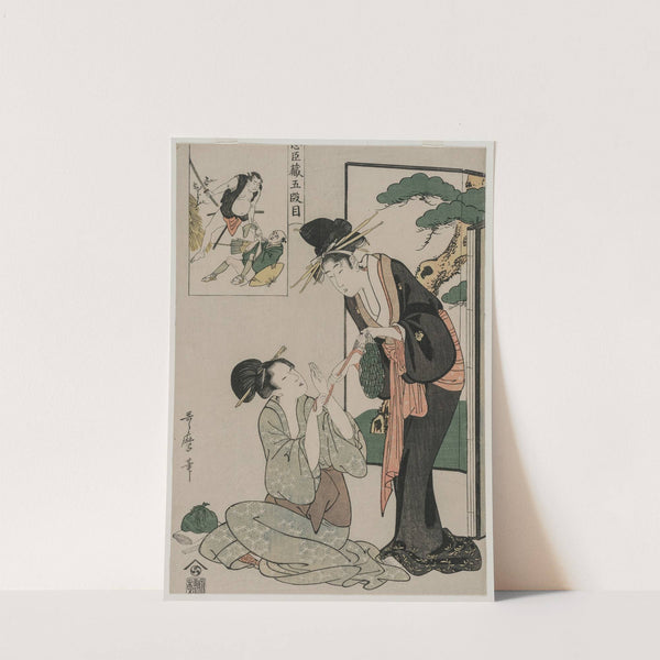 Chushingura: Act V of The Storehouse of Loyalty (late 1790s) by Kitagawa Utamaro