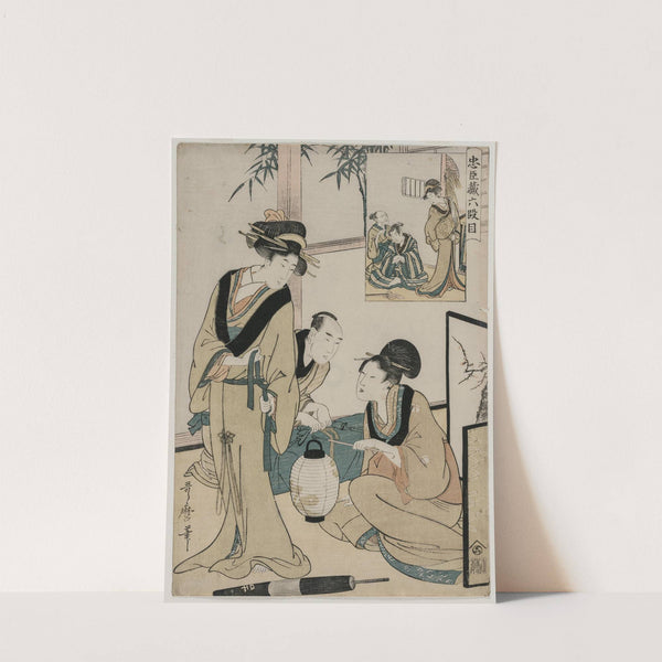 Chushingura: Act VI of The Storehouse of Loyalty (late 1790s) by Kitagawa Utamaro