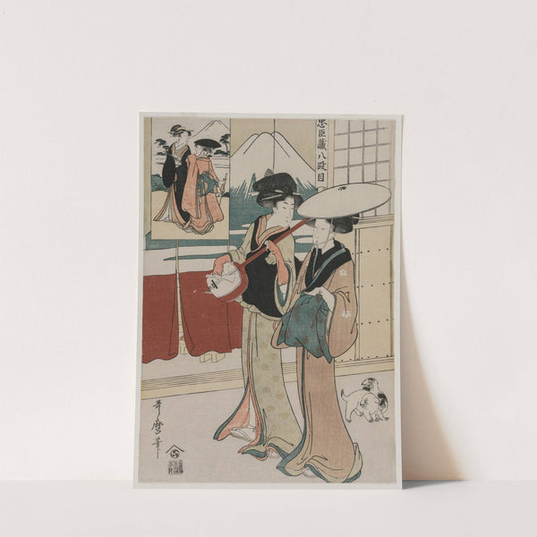 Chushingura: Act VIII of The Storehouse of Loyalty (late 1790s) by Kitagawa Utamaro