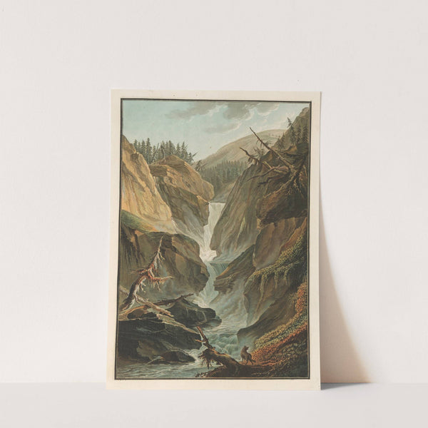 Chute de l’Aar au dessus de Gutdannen (1915-1945) by Caspar Wolf