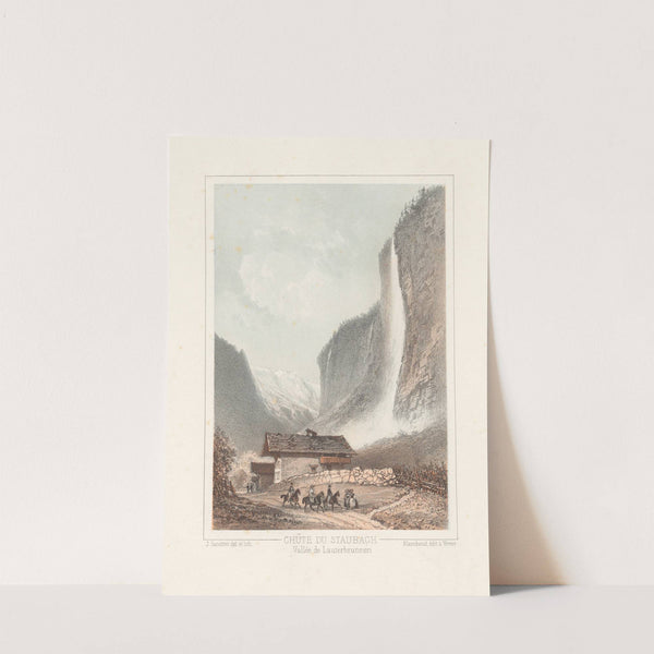 Chûte du Staubach Vallée de Lauterbrunnen by Jean Jacottet