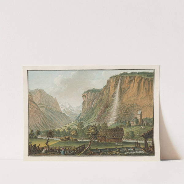 Chûte du Staubbach dans la vallée du Lauterbrunnen (1915-1945) by Caspar Wolf