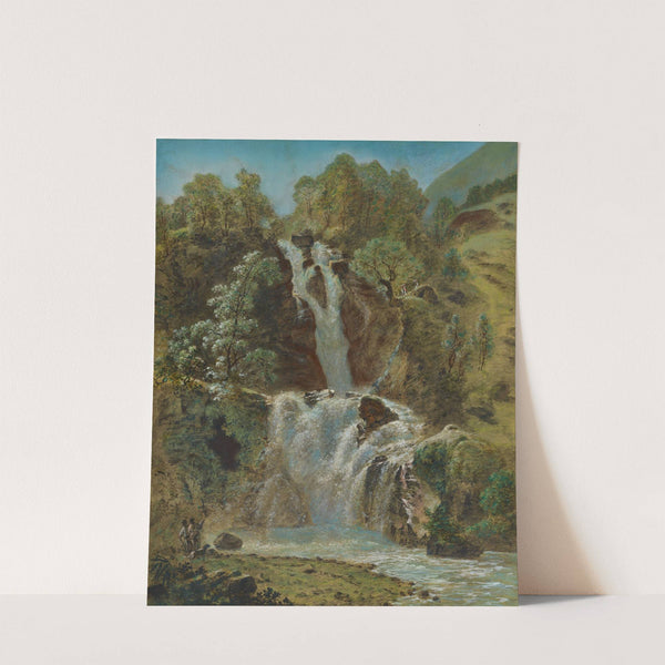 Chute inférieure du Reichenbach dans la vallée d’Oberhasli (1915-1945) by Franz Niklaus König