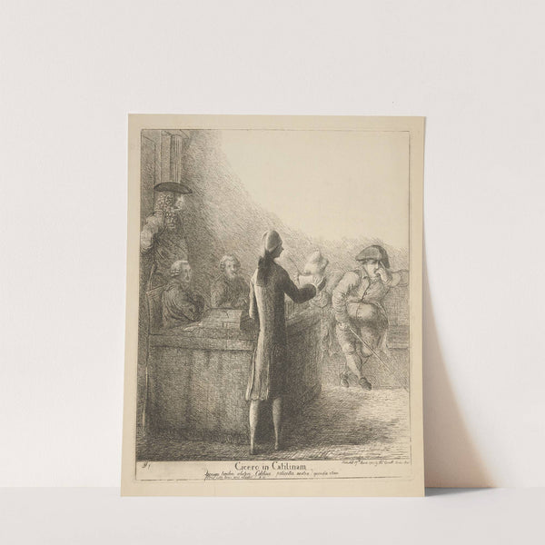 Cicero in Catilinam (1785) by James Sayers