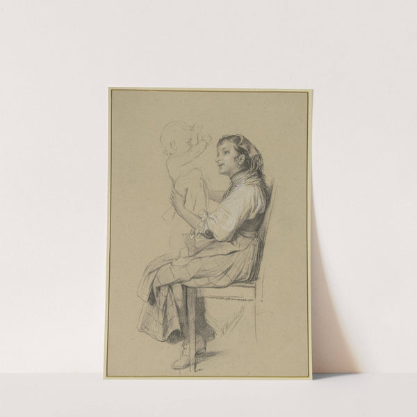 Cicocara with child by Johann Heinrich Hasselhorst