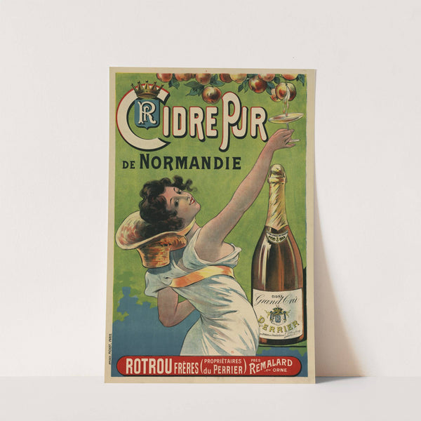 Cidre pur de Normandie. Rotrou frères (propriétaires du Perrier) (1899) by Eugène Pichot