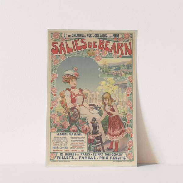 Cie des Chemins de fer d’Orléans et du Midi. Salies de Béarn (1900) by Vincent Lorant-Heilbronn