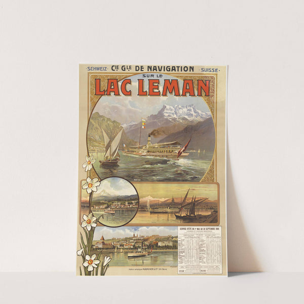 Cie. Gle. de Navigation sur le Lac Léman (1909) by Anton Reckziegel