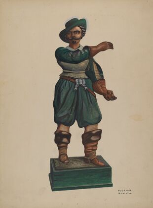 Cigar Store Figure