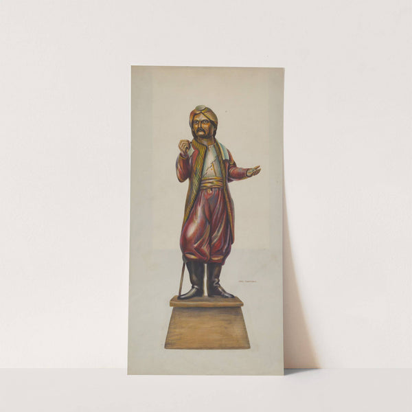 Cigar Store Figure by Chris Makrenos