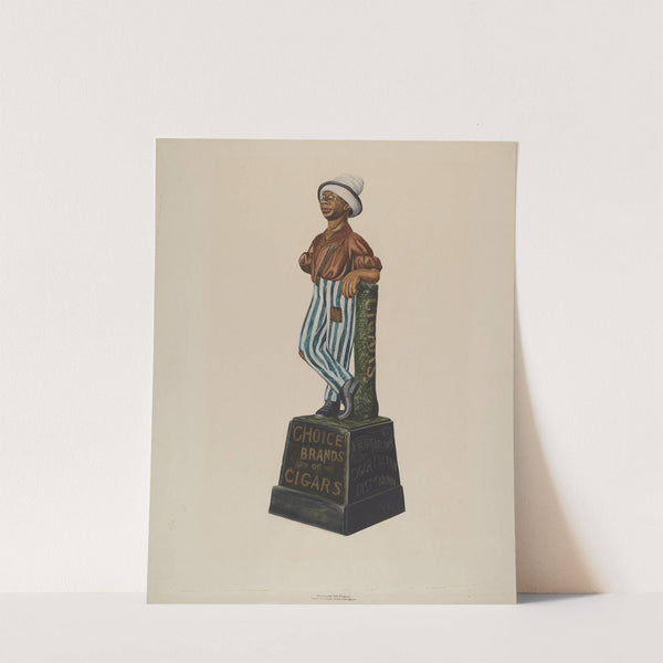 Cigar Store Figure by Einar Heiberg