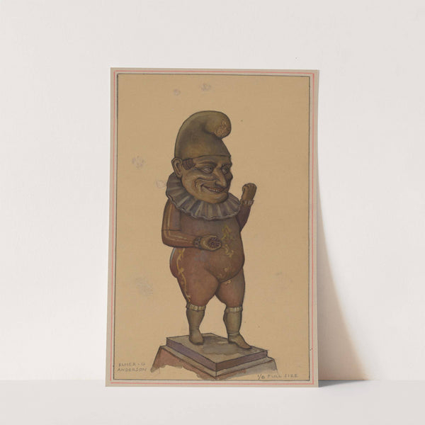 Cigar Store Figure (c. 1936) by Elmer G. Anderson