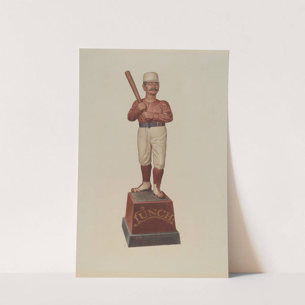 Cigar Store Figure - Ball Player by Albert Ryder