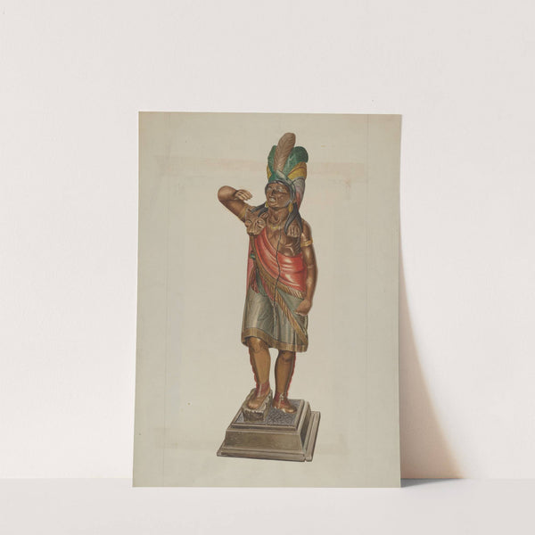 Cigar Store Indian (c. 1937) by John Sullivan