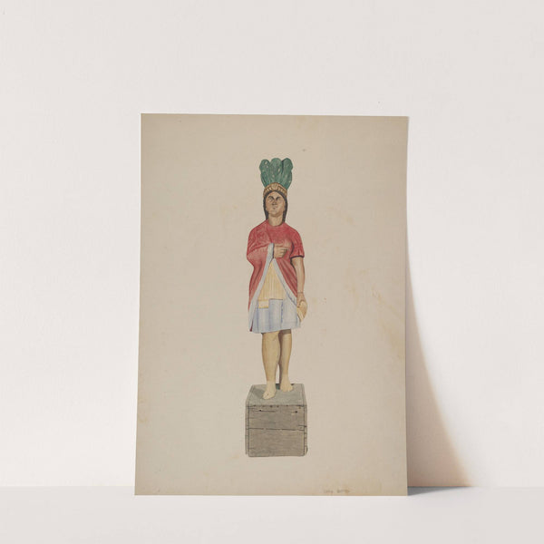 Cigar Store Indian by LeRoy Griffith