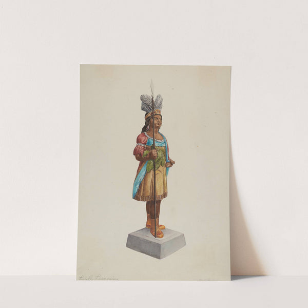 Cigar Store Indian (c. 1938) by Lucille Lacoursiere
