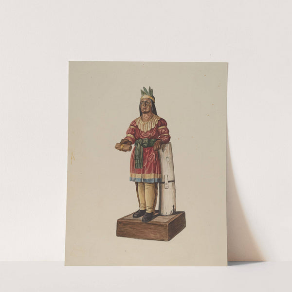 Cigar Store Indian by Marius Hansen