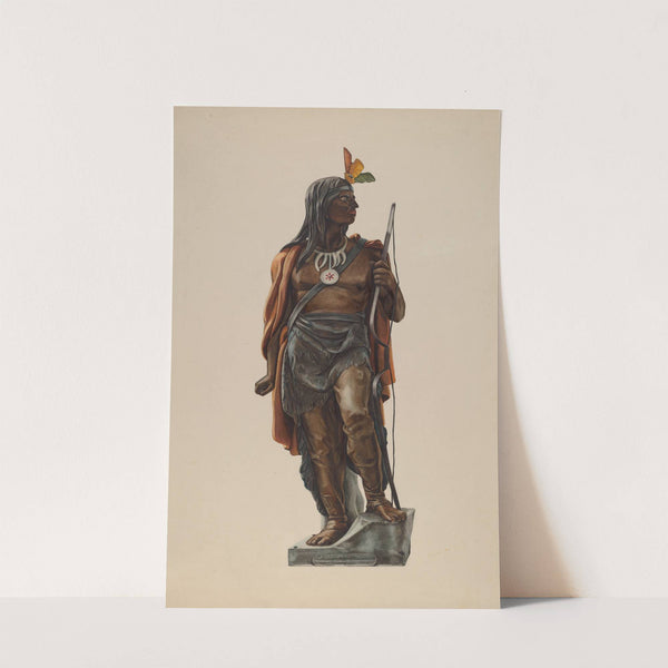 Cigar Store Indian by Maurice Van Felix