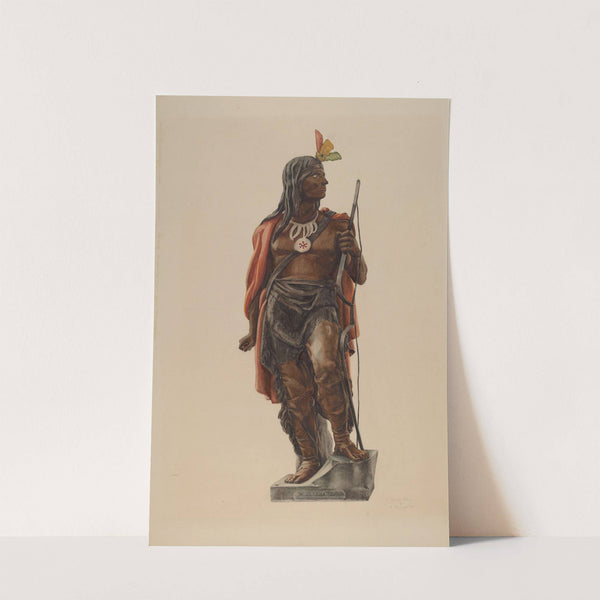 Cigar Store Indian by Maurice Van Felix