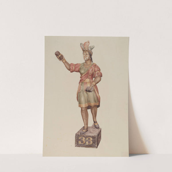 Cigar Store Indian by Rosamond P. Gray