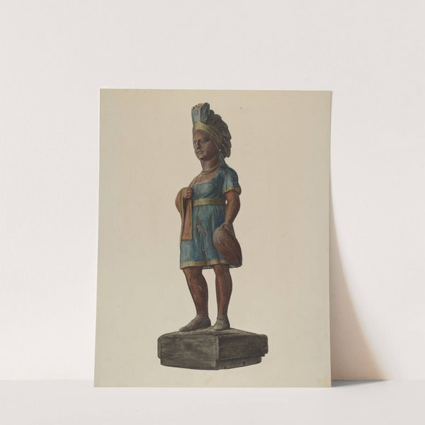 Cigar Store Indian by Stanley Mazur