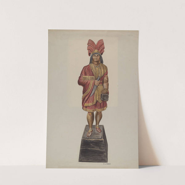 Cigar Store Indian by V.L. Vance