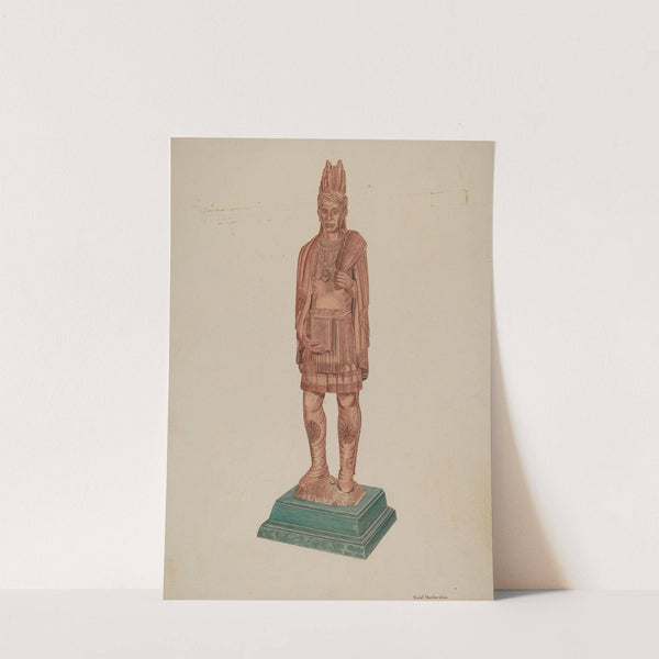 Cigar Store Indian by Violet Hartenstein