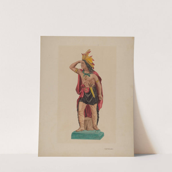 Cigar Store Indian by Violet Hartenstein