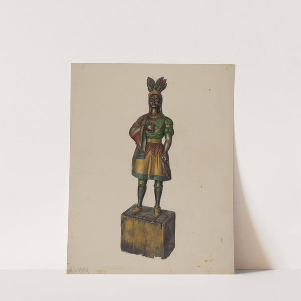 Cigar Store Indian by Walter Hochstrasser