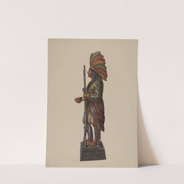 Cigar Store Indian by Walter Hochstrasser