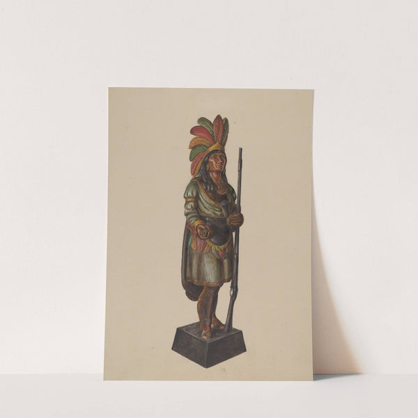 Cigar Store Indian (c. 1936) by Walter Hochstrasser