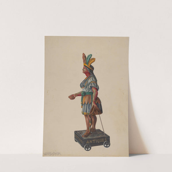 Cigar Store Indian by Walter Hochstrasser