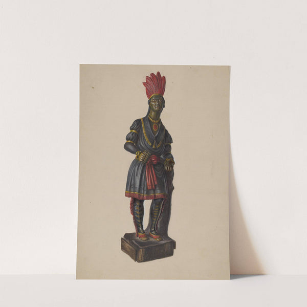 Cigar Store Indian by Walter Hochstrasser