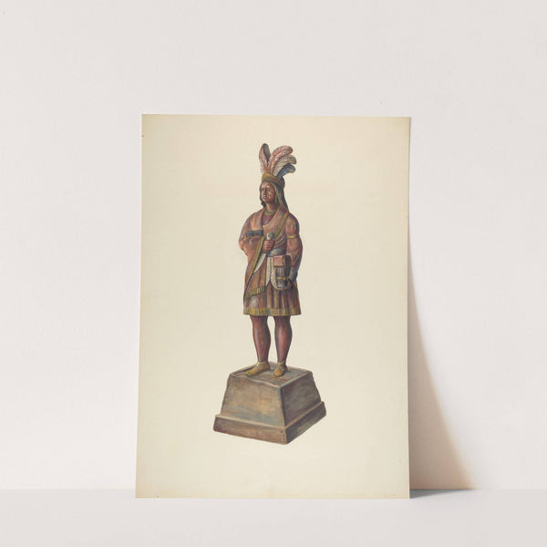 Cigar Store Indian by Walter Hochstrasser