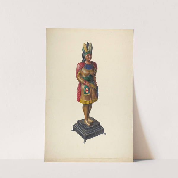 Cigar Store Indian by Walter Hochstrasser