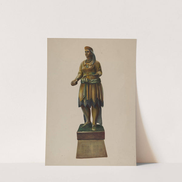 Cigar Store Indian by Walter Hochstrasser