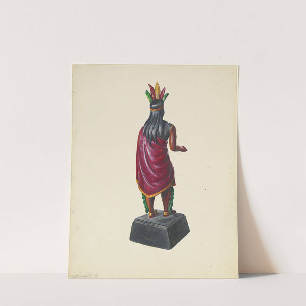 Cigar Store Indian by Walter Hochstrasser