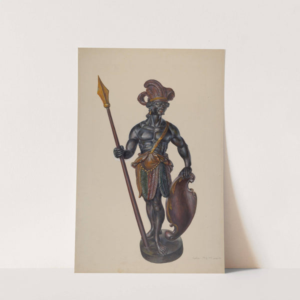 Cigar Store Indian by Walter Hochstrasser